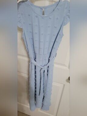 Blibean Tween Girls Dress, Blue, Sz 12